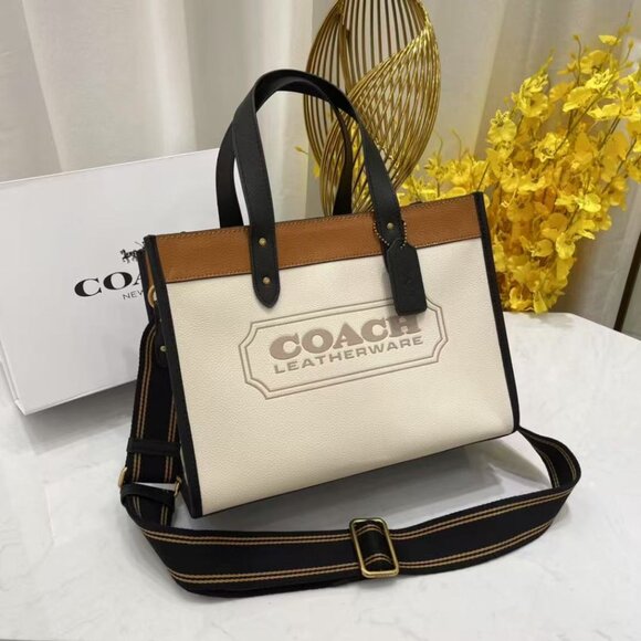 Coach Colorblock Tote Crossbody Bag - Picture 9 of 9